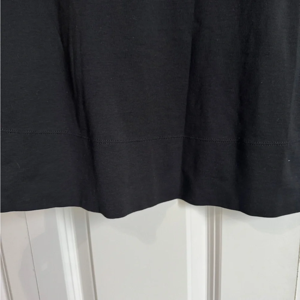 J. Jill Perfect Pima 100% Pima Cotton Black Long Sleeve Tee Top T-Shirt Size XS - Picture 6 of 12